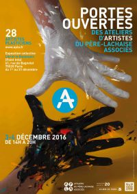 Portes ouvertes des ateliers du Père Lachaise Associés. Du 3 au 4 décembre 2016 à PARIS20. Paris.  14H00